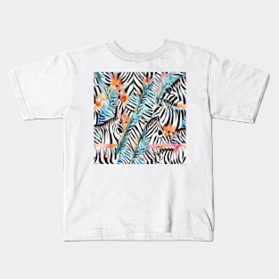 Zebra pattern Kids T-Shirt